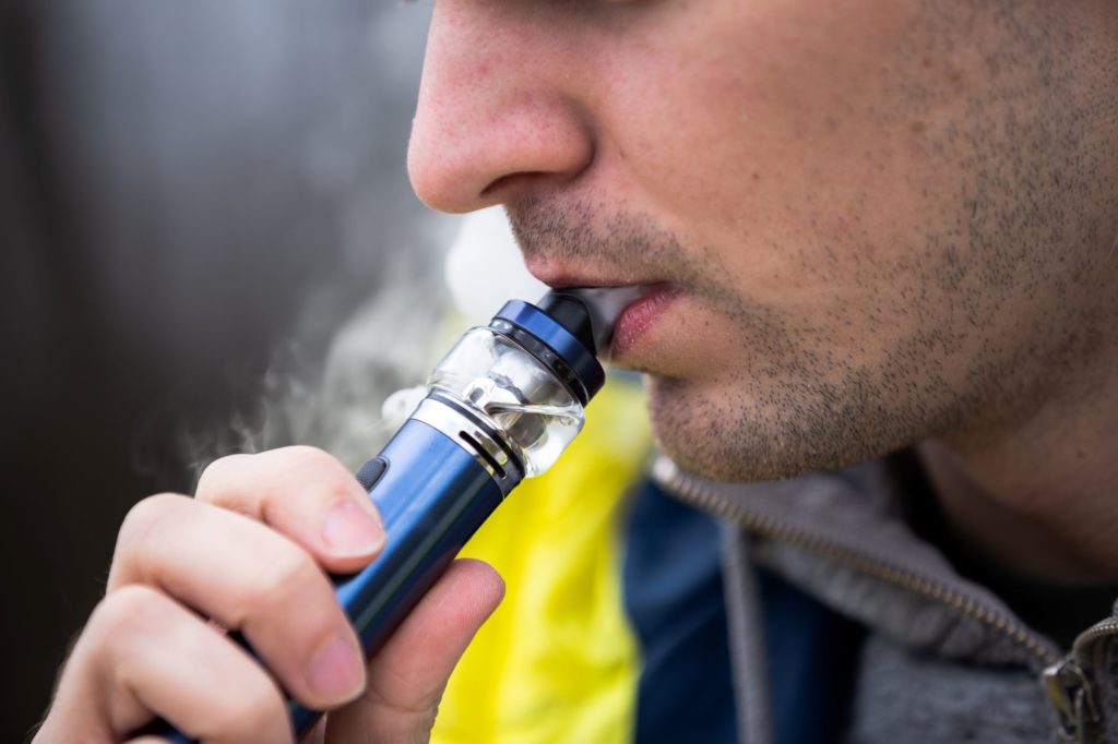 Vaping may be associated with an increase in oral cancers in young adults.